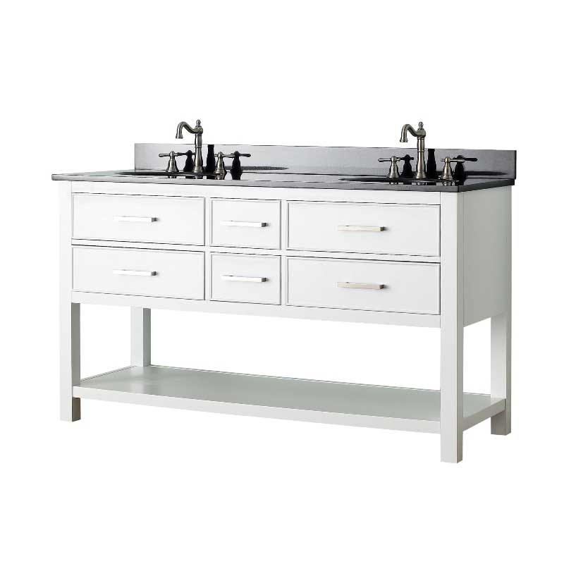 Avanity, Avanity Brooks 60 in. Vanity Combo BROOKS-VS60-WT-A