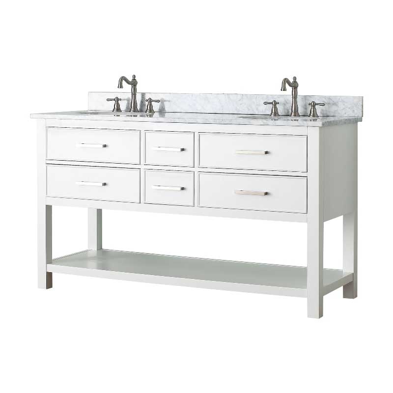 Avanity, Avanity Brooks 60 in. Vanity Only BROOKS-V60-WT