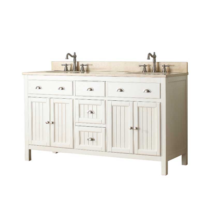 Avanity, Avanity Hamilton 60 in. Vanity Combo HAMILTON-VS60-FW-B