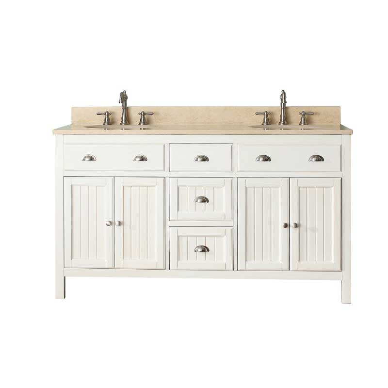 Avanity, Avanity Hamilton 60 in. Vanity Combo HAMILTON-VS60-FW-B