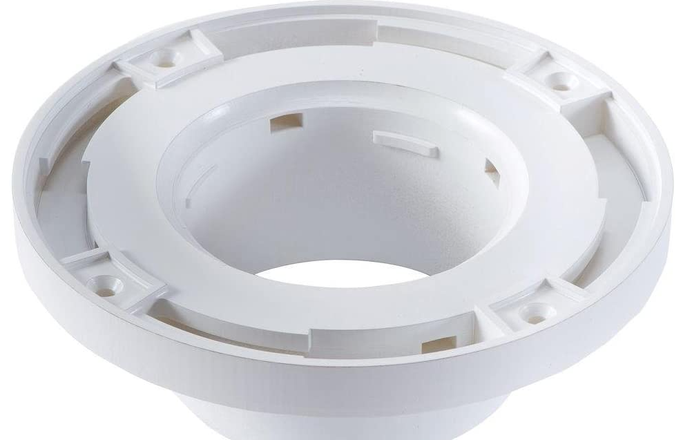 Barracuda Brackets, Barracuda Medical Grade Toilet Flange with Watertight Design, Solvent Weld, Leakages Free, IAPMO's certified, 3" inside 4" outside ABS