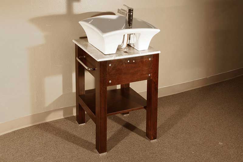 Bellaterra Home, Bellaterra Home Browning 24.2" Single Vanity Set