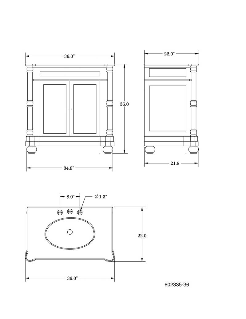 Bellaterra Home, Bellaterra Home Carlisle Backsplash