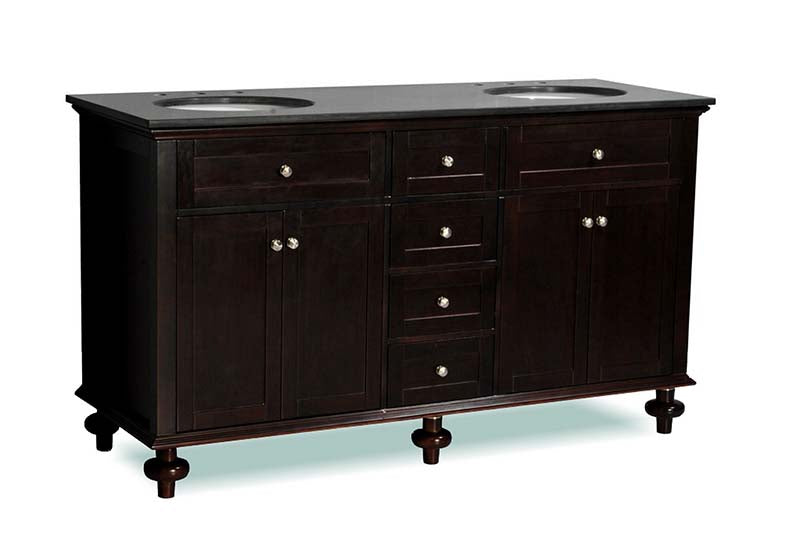 Belmont, Belmont Decor Colonial Vanity 60" DT14D4-60