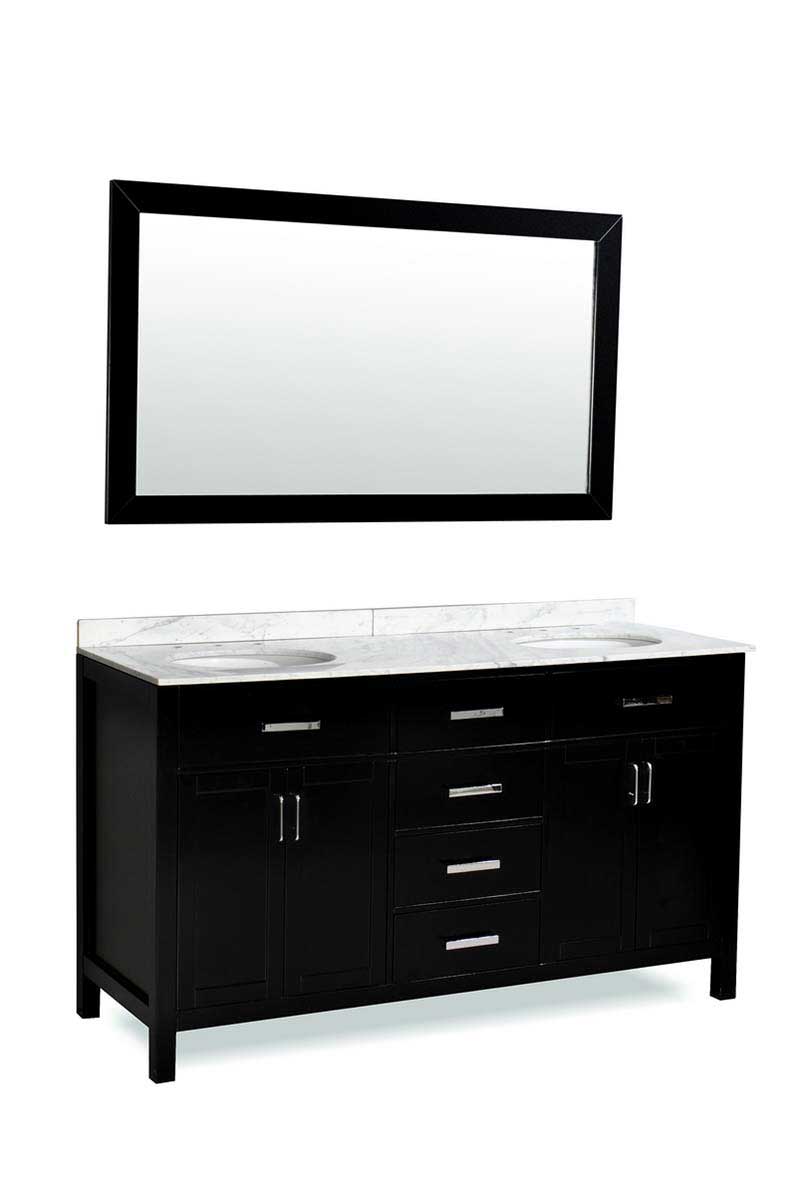 Belmont, Belmont Decor Hampton Vanity 60" DM2D4-60