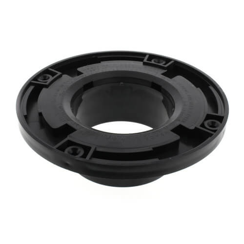 Barracuda Brackets, Black Barracuda BB2019 Medical Grade Toilet Flange with Watertight Design, Solvent Weld, Leakages Free, IAPMO's certified, 3" inside 4" outside