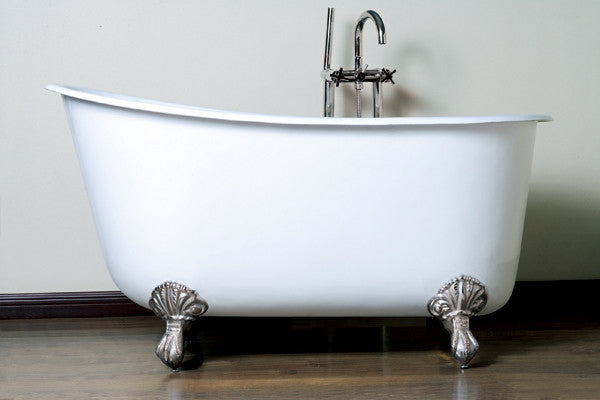 Cambridge Plumbing, Cambridge Plumbing 53.5" x 29.5" Claw Foot Slipper Tub