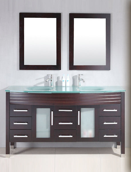 Cambridge Plumbing, Cambridge Plumbing 62.25" Double Sink Vanity Set